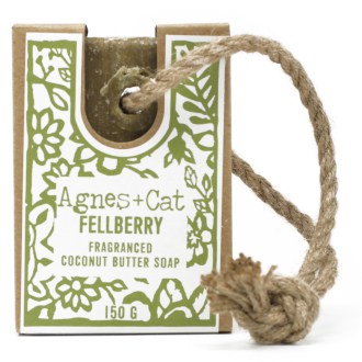 Fellberry Scented Coconut Butter Soap On A Rope